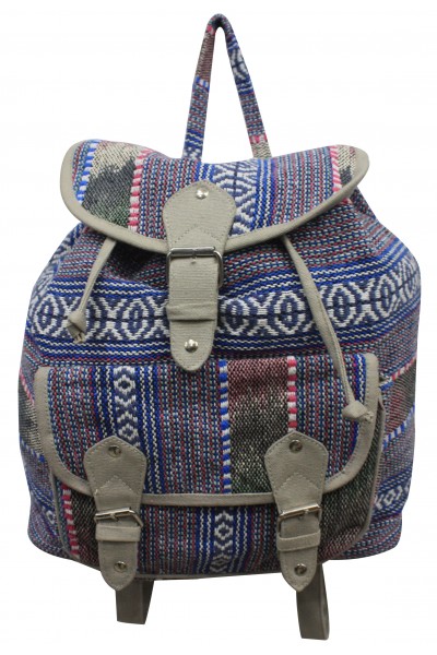 Blue Dhurrie Backpack